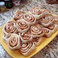 El cooksnap de Silvia Eli cuando hizo Cinnamon roll o rollo de Canela.