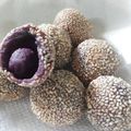 Cooksnap dari Rini Bunda Q Q untuk resep Onde-Onde ubi ungu(isi ubi ungu)