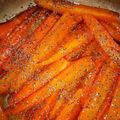 El cooksnap de Laura Burgos cuando hizo Zanahorias glaseadas.