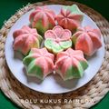 Cooksnap dari Andhien~Rhea's Kitchen untuk resep Bolu kukus mawar rainbow