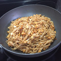 El cooksnap de Judith cuando hizo Pad Thai con pollo.