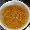 El cooksnap de Emiliano Garcia cuando hizo Sopa de verduras.