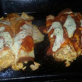 El cooksnap de Aitana Sole Fariña cuando hizo Panqueques rellenos de pollo.