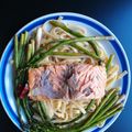 El cooksnap de Andrea Ordaz cuando hizo Salmón a la Sartén.