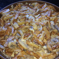 El cooksnap de Stefanie cuando hizo Papas Champi.
