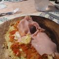 El cooksnap de Adriana Sallago cuando hizo Pizza con base de coliflor.