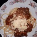 El cooksnap de SERGIO cuando hizo Tallarines con bolognesa.