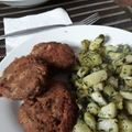 El cooksnap de Victoria Urzúa cuando hizo Hamburguesas de jurel caseras.