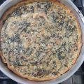 El cooksnap de Cris Chavez cuando hizo Tarta de acelga y salsa blanca.