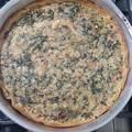 El cooksnap de Cris Chavez cuando hizo Tarta de acelga y salsa blanca.