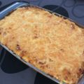 El cooksnap de Sonia Fernández cuando hizo Carne picada al horno con puré de patatas y queso.