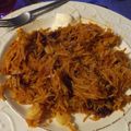 El cooksnap de Cuqui Bastida cuando hizo Rossejat de fideos con langostinos.