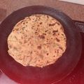 স্বর্নাক্ষী চ্যাটার্জি 's cooksnap of when they made মেথি পরোটা (Methi paratha recipe in Bengali).