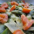El cooksnap de Rebe cuando hizo Judías verdes salteadas con pavo y queso.