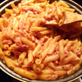 El cooksnap de Bianca Rogozan cuando hizo Macarrones gratinados con bacon.