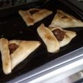 El cooksnap de Ana cuando hizo Fatay (Empanada árabe).