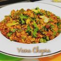 Veena Chopra का कुकस्नैप जब उन्होंने मसाला पनीर भुर्जी (masala paneer bhurji recipe in hindi) बनाया था।