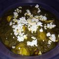 Shalini Srivastav's cooksnap of when they made Palak dum aloo.