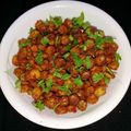 Dipika Bhalla का कुकस्नैप जब उन्होंने फ्राइड कॉर्न चाट (( fried corn chat recipe in Hindi) बनाया था।