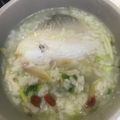 liu bonnie 的 蒜苗虱目魚肚粥 cooksnap