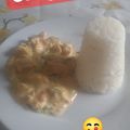 El cooksnap de Lore Pereyra cuando hizo Strogonoff de pollo con arroz.