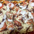 El cooksnap de Paloma Díaz cuando hizo Pizza margarita de masa fina.