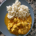 El cooksnap de Isabel Jaquero cuando hizo Pollo estilo indio con arroz en Monsieur Cuisine.