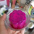Cooksnap dari Jamika Nasaputra untuk resep Puding buah naga (snack MPASI 8m+)