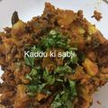 Rita mehta का कुकस्नैप जब उन्होंने कद्दू (kaddu recipe in Hindi) बनाया था।