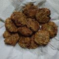 Cooksnap Wanish Baked semasa beliau membuat Bergedil Bilis.