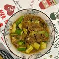 黑暗料理進化中 的 沙茶炒羊肉 cooksnap