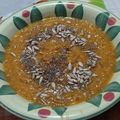 El cooksnap de Ariri cuando hizo Sopa saludable de zanahoria y avena 🥕 🥣.
