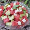 Beena Radia's cooksnap of when they made તરબૂચ ફેટા ચીઝ સલાડ (Watermelon Feta Cheese Salad Recipe In Gujarati).