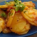 Mariam Azeem (Umme Sarim)'s cooksnap of when they made Aloo Bhujiya (Potatoes).