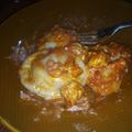 El cooksnap de any zanterdjian cuando hizo Agnolottis de muzzarella y jamón crudo con fideos de yapa.