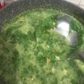 Cooksnap dari Deqda421 untuk resep Sayur Daun Ubi Tumbuk