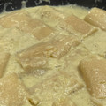 El cooksnap de Sandra cuando hizo Spaghetti con salsa cremosa de puerro y calabacín.