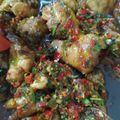Cooksnap Dania Halim semasa beliau membuat Ayam Tiram Thai.