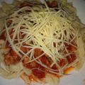 El cooksnap de Cecilia Schmid cuando hizo Tagliatelle caseros.