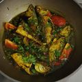 Cooksnap shima semasa beliau membuat Ikan Kembung Masak Kicap.