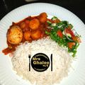 Mrs Ghalee Tk Cuisine's cooksnap of when they made Rice and stew with salad.
