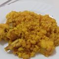 El cooksnap de Pilar Martínez Quiñonero cuando hizo Arroz meloso de rape y gambas.