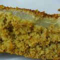 El cooksnap de Milonga de cuarentena cuando hizo Torta de pera y avena, gasolera, vegana y sin harina.