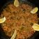 El cooksnap de miguel cuando hizo Paella de pollo con pimientos verdes, pimientos rojos y cebolla.