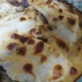 El cooksnap de Pilar cuando hizo Bacalao gratinado al horno con salsa bechamel y patata panadera.
