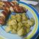 La cooksnap de CLAUDIA AGUIRRE cuando cocinó Milanesas de pollo con queso envueltas con tocino