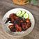 Cooksnap Salina Jalaludin semasa beliau membuat Kepak ayam bakar manis2 pedas.