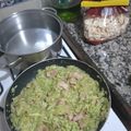 El cooksnap de Eva Tessi cuando hizo Pasta con pancetta y zucchini.
