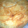 El cooksnap de celeste gonzalez cuando hizo Tarta invertida de manzanas con caramelo.