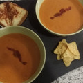 El cooksnap de Tebhas cuando hizo Sopa Cremosa de Tomate y Sándwich de Queso.